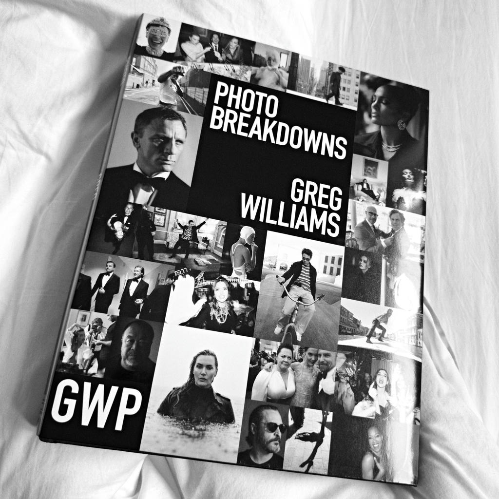 Hardover book, Photo Breakdowns by Greg Williams. Copyright Greg Williams.